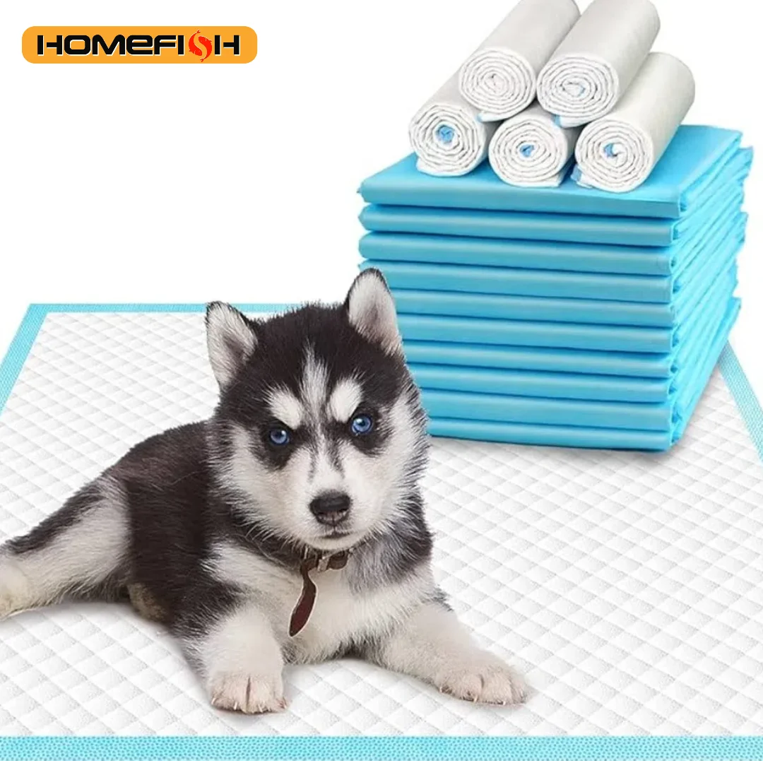 100pc Pet diapers 45*60cm Super Absorbent Pet Diaper Dog Training Pee Pads Disposable Healthy Nappy Mat For Cats Dog