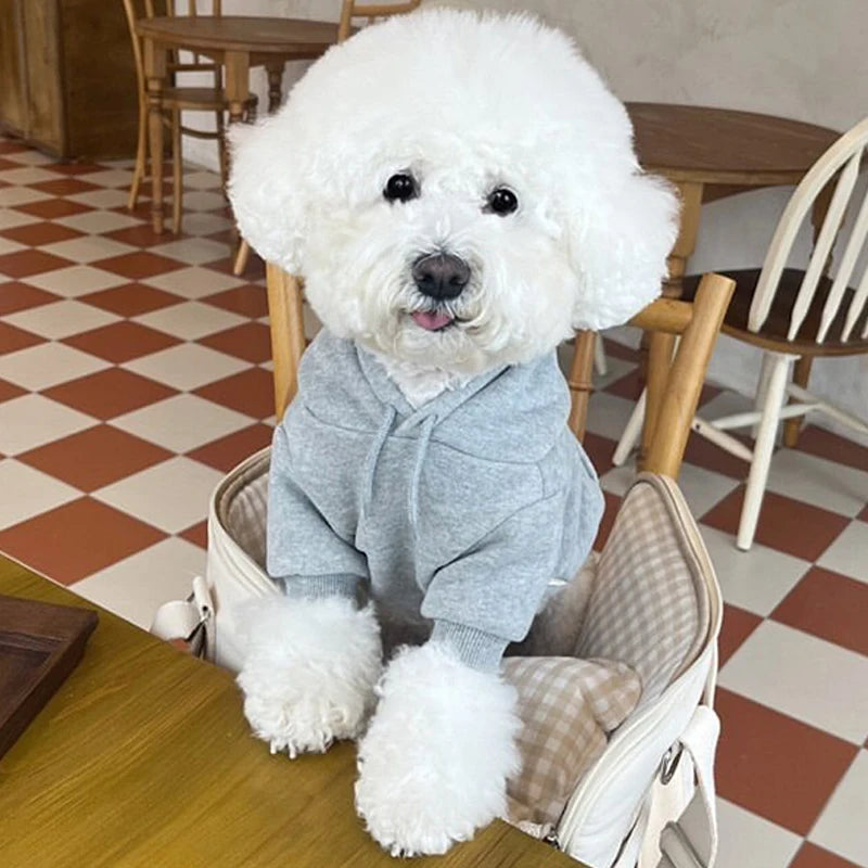 Warm Dog Hoodies Soft Fleece Pet Clothes for Small Medium Dogs Comfortable Puppy Clothes Yorkshire Chihuahua Costumes Pet Supply