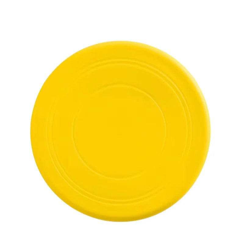 Durable Chewable Pet Training Frisbee Toy Tear Resistant Soft Rubber Flying Disc For Dogs Exercise Play Fetch Training Supplies