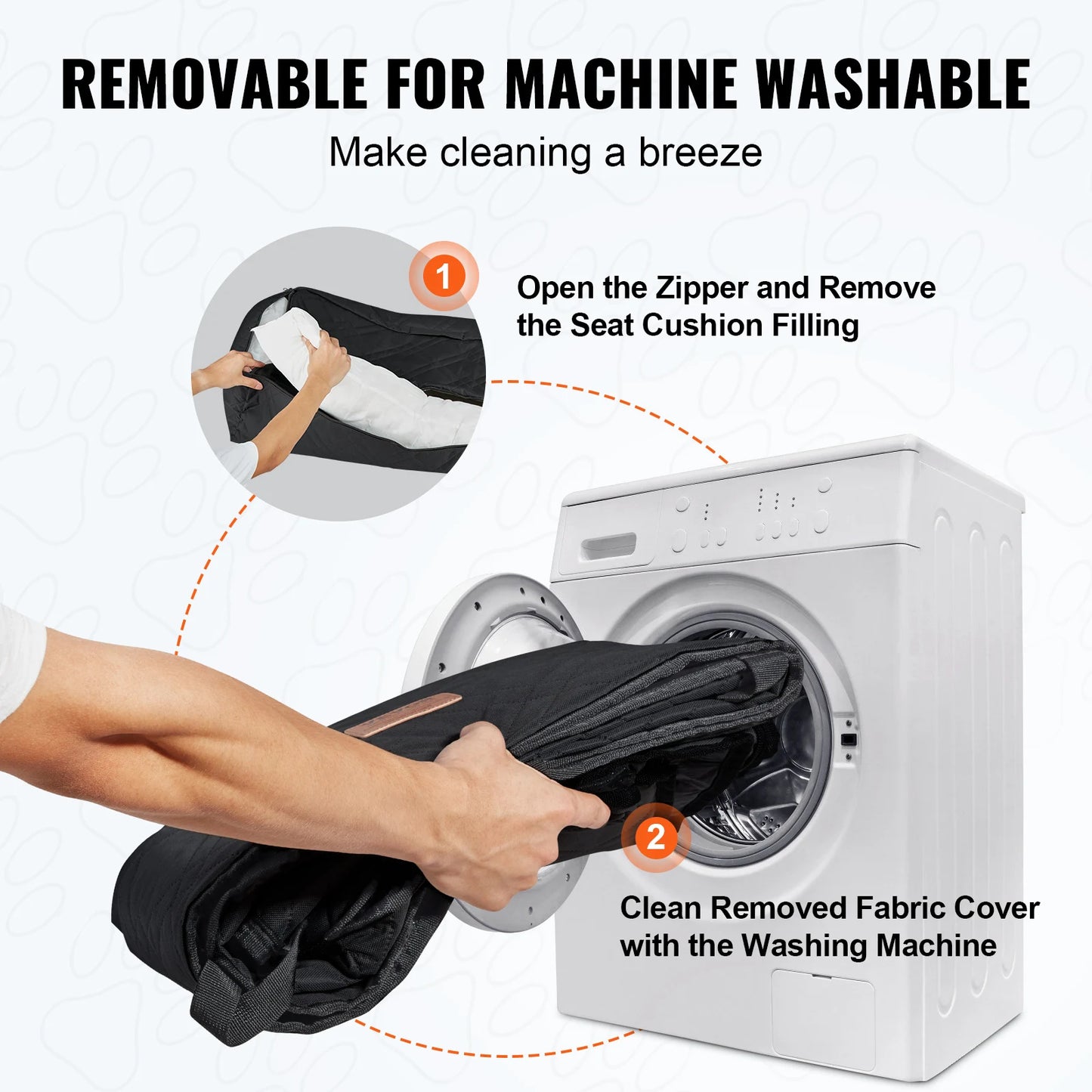 Dog Car Seat Waterproof Dog Booster Seat Pet Car Seat with Clip-On Safety Leash PP Cotton Car Bed for Medium Large Dog