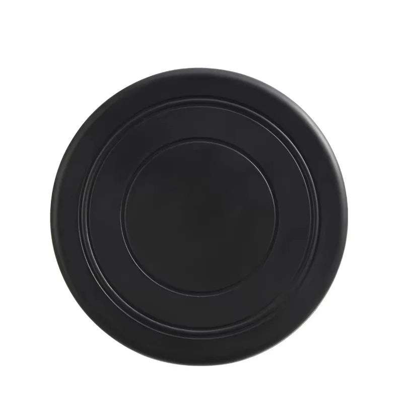 Durable Chewable Pet Training Frisbee Toy Tear Resistant Soft Rubber Flying Disc For Dogs Exercise Play Fetch Training Supplies