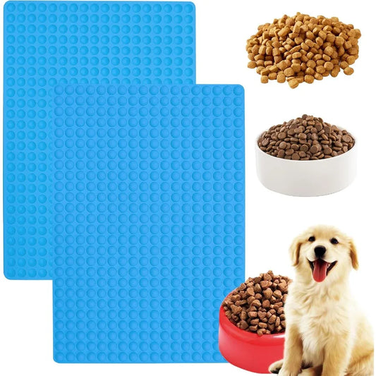 2Pcs 468-Cavity Round Silicone Chocolate Drop Molds/Dog Treats Mold for Baking Semi Sphere Gummy Candy Molds for Pet Treats Gac